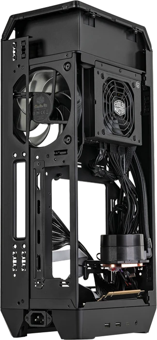 Cooler Master NCORE 100 MAX Bronze Edition, bronze/schwarz, Glasfenster, Mini-ITX, 850W SFX