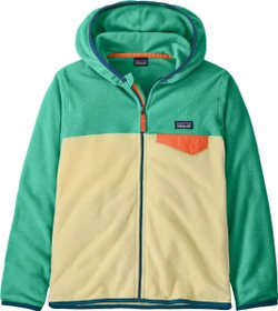 Patagonia Micro D Snap-T Fleece Funktionsjacke buttercup yellow/aqua stone (Junior)