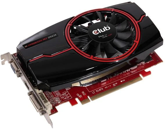 Club 3D Radeon R7 250X, 1GB GDDR5, VGA, DVI, HDMI