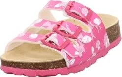 Superfit Fussbettpantoffel Sandale rosa/mehrfarbig (Junior)