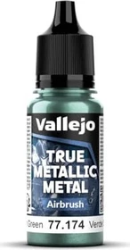 Vallejo True Metallic Metal Airbrush dusken green, 18ml