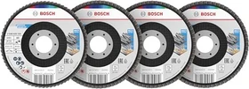 Bosch Professional X451 Fächerschleifscheibe T27, 15-tlg.
