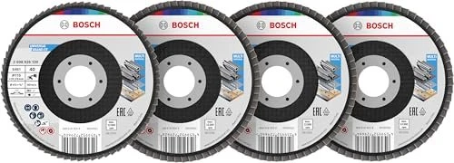Bosch Professional X451 Fächerschleifscheibe T27, 15-tlg.