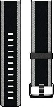 Fitbit Ersatzarmband Woven Small für Versa Lite/Versa schwarz/grau