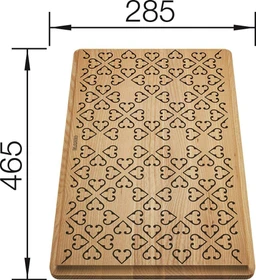 Blanco Faron Holzschneidebrett esche ornament