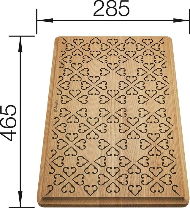 Blanco Faron Holzschneidebrett esche ornament