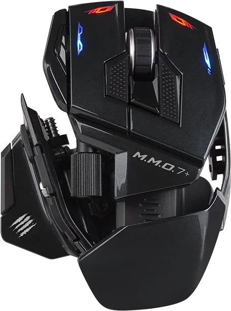 MadCatz M.M.O 7+ Wireless Gaming Mouse schwarz, USB