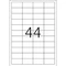 Herma Folienetiketten, 45.7x21.2mm, ablösbar, wetterfest, weiß, matt, 20 Blatt (880 Etiketten) Vorschaubild