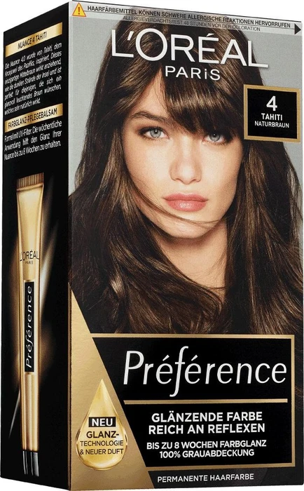 L'Oréal Récital Préférence Haarfarbe 4 naturbraun