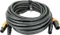 DAP Audio FP22 Hybrid Cable - Power Pro True & 3-pin XLR, schwarz Vorschaubild