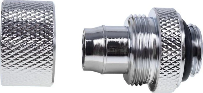 Alphacool Eiszapfen Schlauchanschluss G1/4" auf 19/13mm, 6er-Pack verchromt