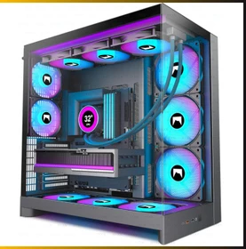 HYXN H2 Black, Lüfter LED RGB, Glasfenster