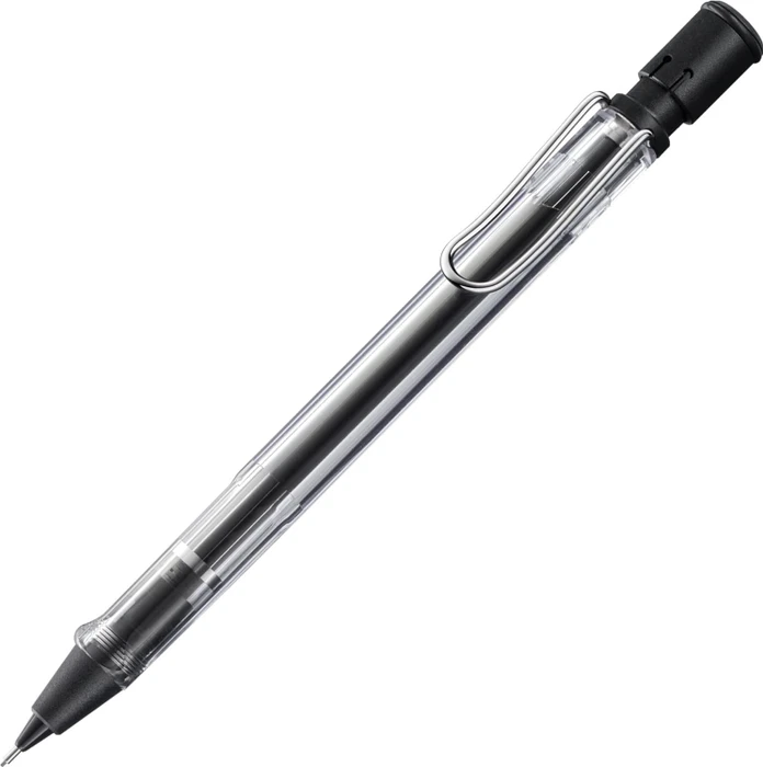 Lamy Safari Druckbleistift F 0.7mm graphit, vista transparent, Radierer