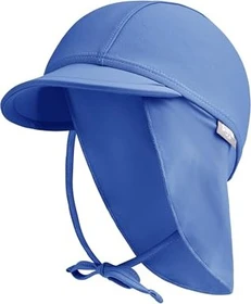 Sterntaler Bademütze mit Nackenschutz & UV-Schutz 50+ Mütze meerblau (Junior)