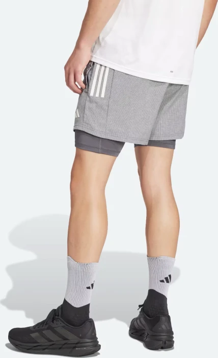 adidas Own The Run Climacool 2in1 Laufhose kurz grey six (Herren)