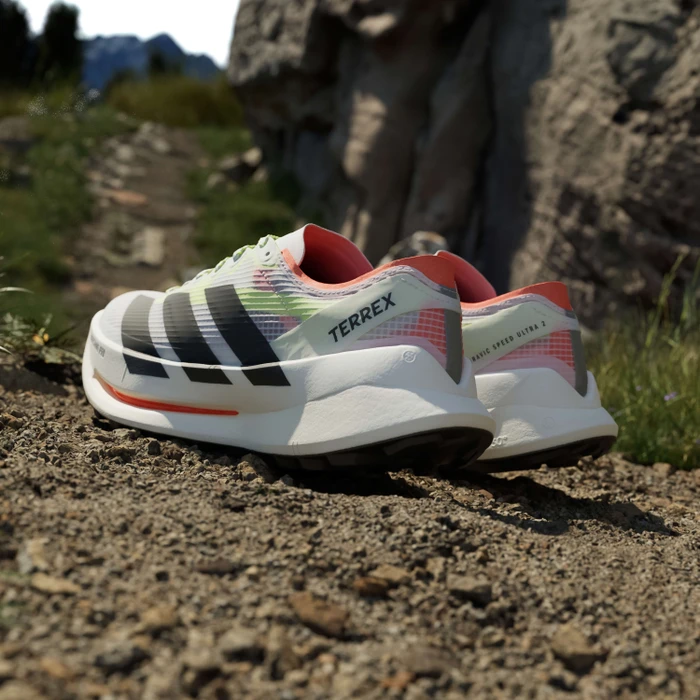 adidas Terrex Agravic Speed Ultra 2 cloud white/core black/semi impact orange (Herren)