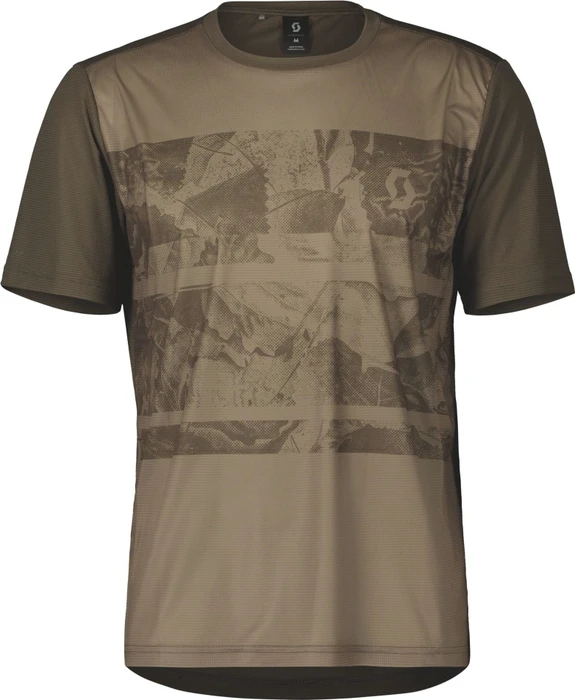 Scott Trail Flow Trikot kurzarm shadow brown (Herren)