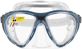 Cressi Big Eyes Evolution Crystal Zweiglasmaske schwarz/blau