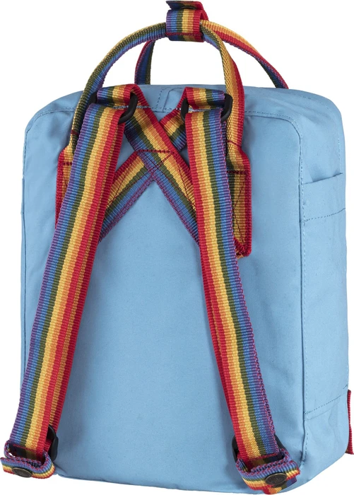 Fjällräven Kanken Rainbow Mini air blue/rainbow pattern
