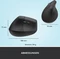 Logitech Lift Left Vertical Ergonomic Mouse, Graphite, Linkshänder, Logi Bolt, USB/Bluetooth Vorschaubild