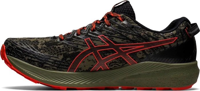 Asics Fuji Lite 3 mantle green/cherry tomato (Herren)