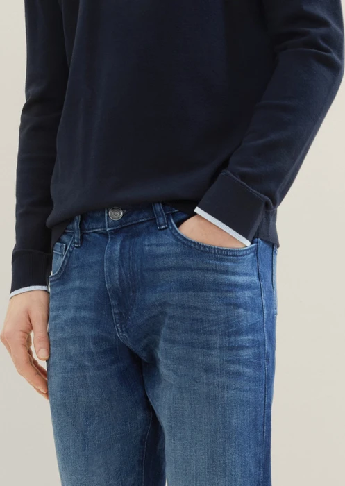 Tom Tailor Marvin Straight Jeans Jeans dark stone wash denim (Herren)