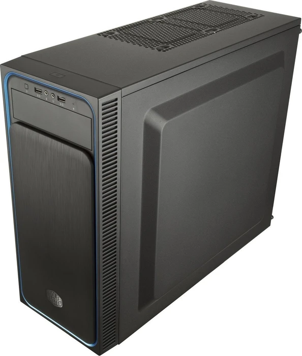 Cooler Master MasterBox E500L schwarz/blau