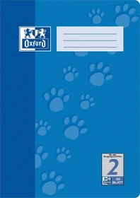 Oxford Schulheft, A4, Lineatur 2, blau, 32 Blatt