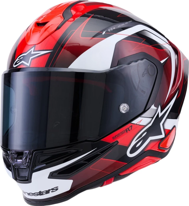 Alpinestars S-R7 Kinetis schwarz/rot/weiß