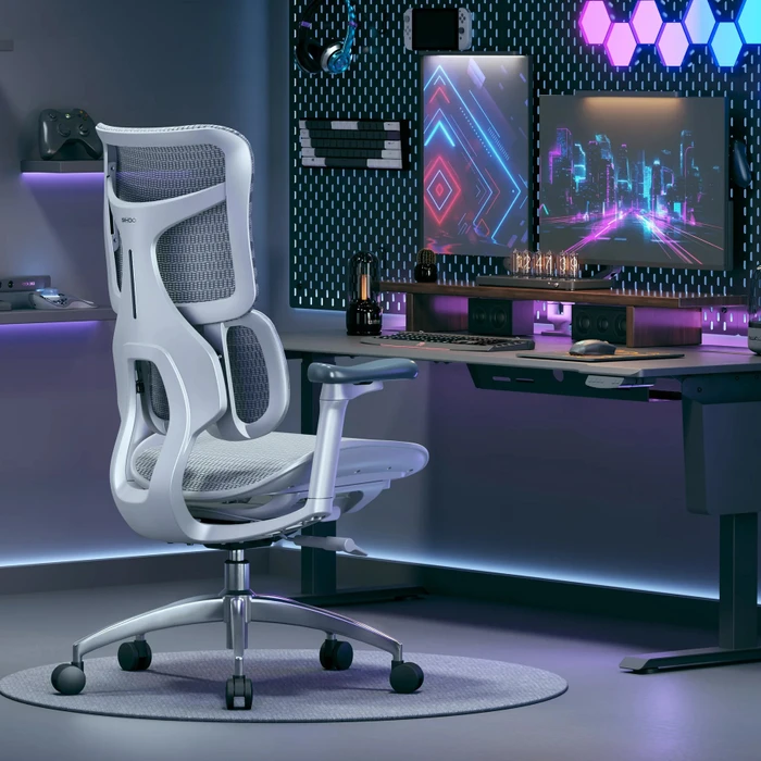 Sihoo Doro S100 Ergonomischer Bürostuhl, weiß
