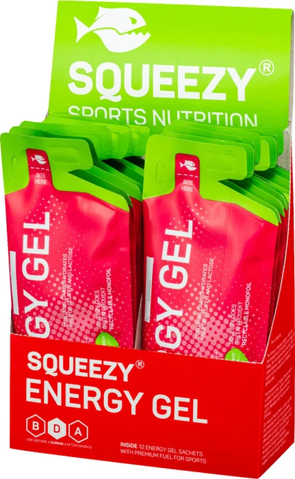 Squeezy Nutrition Energy Gel Banane 250g (10x 25g)
