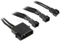 BitFenix Molex auf 3-Pin Adapter, sleeved, 20cm, schwarz Vorschaubild