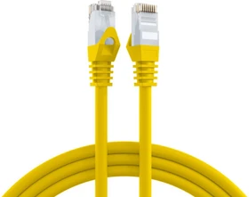 EFB Elektronik CCA Patchkabel, Cat6, U/UTP, RJ-45/RJ-45, 1.5m, gelb