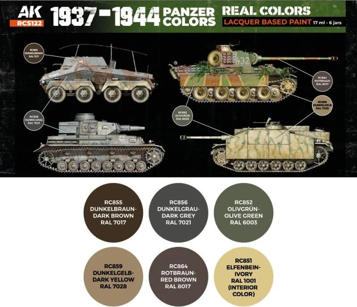 AK-Interactive 2nd Gen Real Colors Farbset