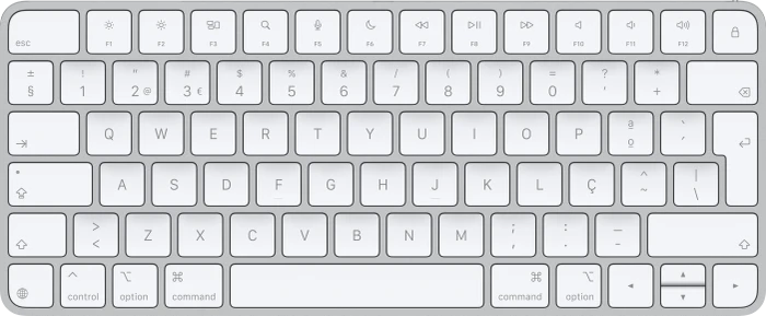 Apple Magic Keyboard (USB-C), weiß/silber, USB/Bluetooth, PT