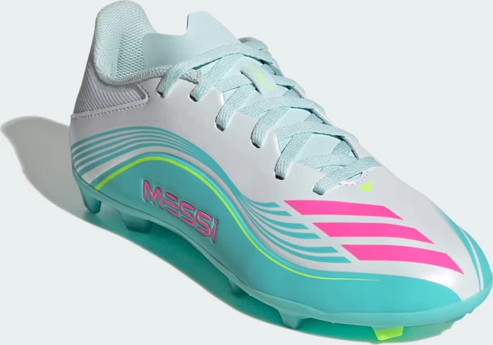 adidas F50 Messi League FG/MG cloud white/lucid pink/flash aqua (Junior)