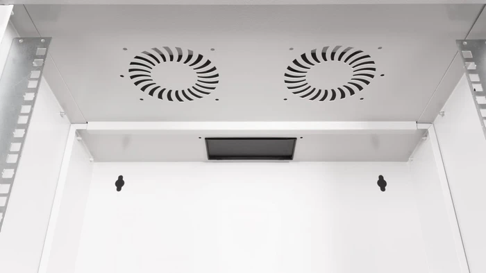 Equip Eco Mount 19" Wandgehäuse 7HE, Flatpack, Sicherheitsglastür, IP20, RAL 7035, 400mm tief