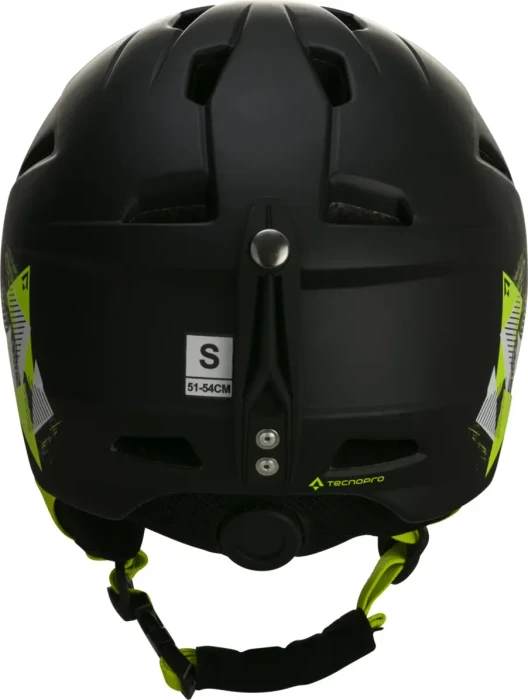 TecnoPro Pulse JR HS-016 Helm schwarz/gelb (Junior)