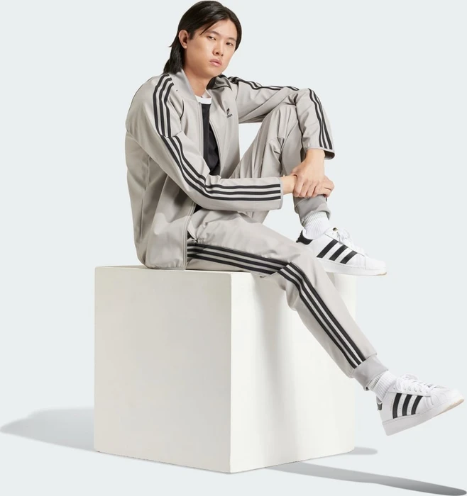 adidas SST Bonded Originals Trainingsjacke medium grey heather (Herren)