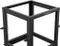 Lanberg Open Rack Series 19" Open Frame Rack 12HE, 4-Pfosten, mit Rollen, Flat Pack, tiefenverstellbar, 576-1033mm, RAL 9004, 641mm tief Vorschaubild