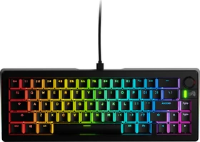 Glorious GMMK 3 65% Pre-built Gaming Keyboard, schwarz, LEDs RGB, Glorious Fox MX, USB, US (GLO-KB-GMMK3-65-PB-FOX-W-BLK-US)