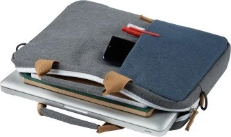 Hama Florenz Notebook Tasche 13.3" dunkelgrau/marineblau
