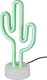 Trio Cactus Motiv Leuchte grün LED warmweiß