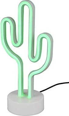 Trio Cactus Motiv Leuchte grün LED warmweiß