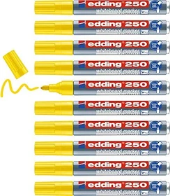 edding 250 Whiteboardmarker gelb, 10er-Pack