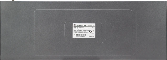 LevelOne GEU Rackmount Gigabit Switch, 24x RJ-45