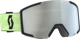 Scott Shield + Extra Brillenscheibe glow green/amp white chrome