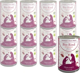 Herrmann's Manufaktur Bio-Rind mit Buchweizen und Obst, 400g