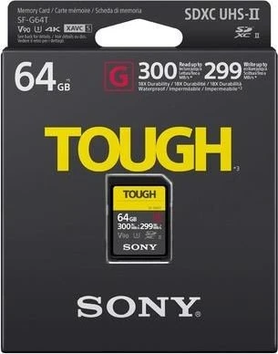 Sony SF-G Tough Series R300/W299 64GB, UHS-II U3, Class 10