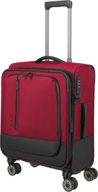 Travelite Crosslite 4-Rad Trolley S erweiterbar schwarz